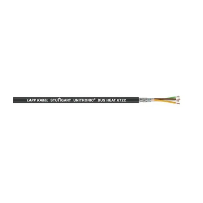 Lapp UNITRONIC BUS HEAT Data Cable, 4 Cores, 0.34 mm² CSA 22 AWG, Screened, Polyurethane Compound Sheath, 100m Length 2170386