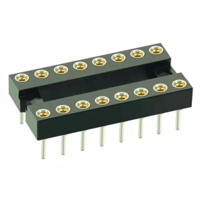HARWIN D2 7.62 mm Pitch Vertical 14 Way Through Hole Standard Pin Open Frame DIL Socket D2814-42