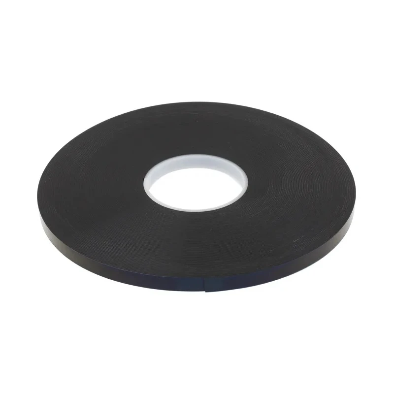 Hi-Bond Foam Tape Double Sided Black Polyethylene Backing Acrylic Adhesive 12mm x 33m x 1.2mm HPS120B