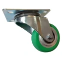 Guitel Hervieu Swivel Castor 180 kg Capacity, 80 mm Wheel Diameter, Polyurethane Wheel EP4BA080-215B