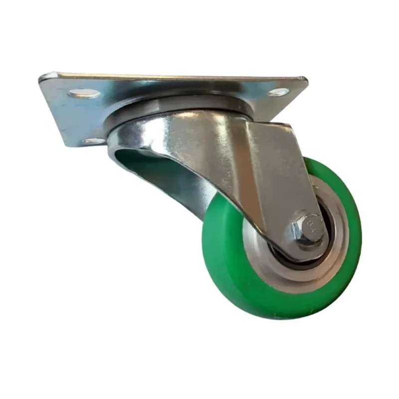 Guitel Hervieu Swivel Castor 180 kg Capacity, 80 mm Wheel Diameter, Polyurethane Wheel EP4BA080-215B