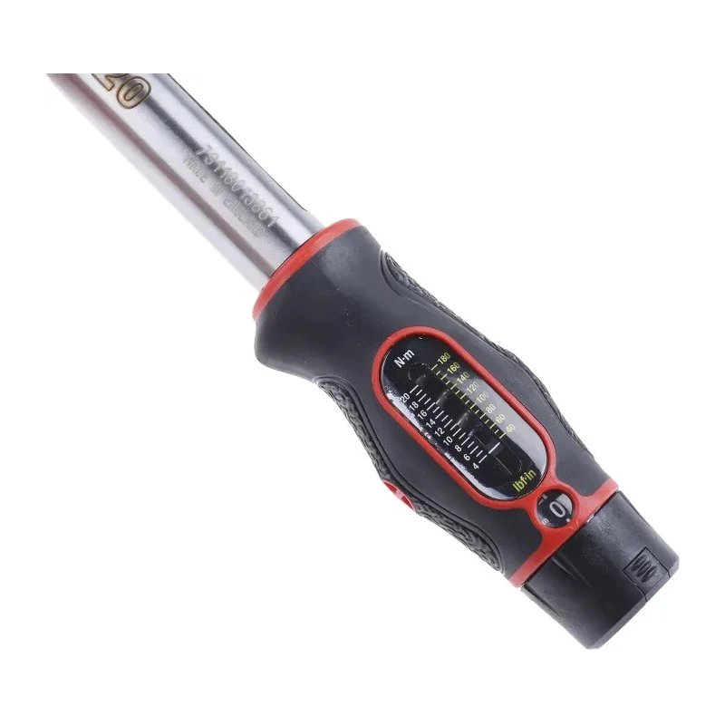 Norbar Torque Tools Click Torque Wrench, 4 to 20 nm, 3/8 inch Square Drive, 230mm Overall, Calibrated RSCAL 13831