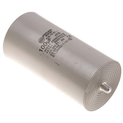 Ducati Energia 100µF 450V AC Power Electronic Capacitor, ±5% Tolerance, 2-Pin, Model 4.16.10.51.64