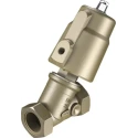 Festo Angle Seat Type Pneumatic Actuated Valve 1 in Threaded, 10 bar, Gunmetal, NC VZXF-L-M22C-M-B-G1-230-M1-H3B1T-50-10