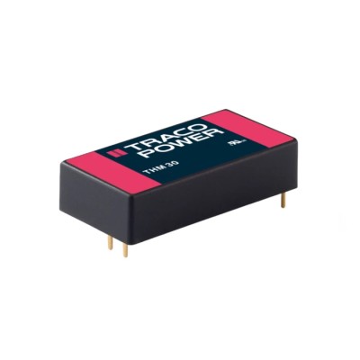 TRACOPOWER DC/DC Converter 15V DC 1A 30W Through Hole Mount 18V-36V Input THM 30-2423