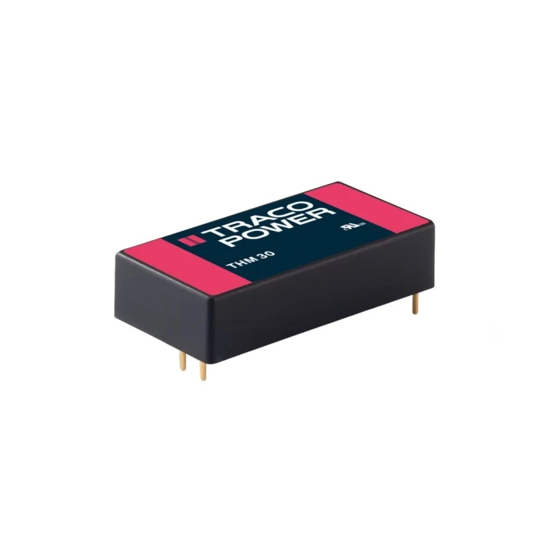 TRACOPOWER DC/DC Converter 15V DC 1A 30W Through Hole Mount 18V-36V Input THM 30-2423