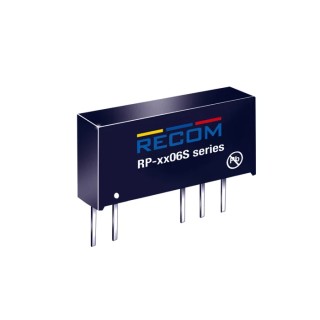 Recom DC/DC Converter, 6V DC Output, 167mA, 16.5V DC Max Input, 13.5V Min Input, 1W Power, Through Hole, SIP-7 RP-1506S