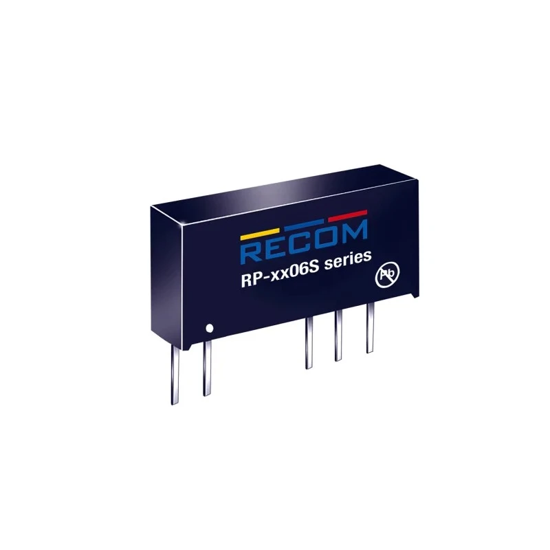 Recom DC/DC Converter, 6V DC Output, 167mA, 16.5V DC Max Input, 13.5V Min Input, 1W Power, Through Hole, SIP-7 RP-1506S