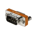 RS PRO D-Sub Adapter 9-Way D-Sub Male to Female, Straight, Gold over Nickel Contact Plating 243-0374