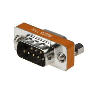 RS PRO D-Sub Adapter 9-Way D-Sub Male to Female, Straight, Gold over Nickel Contact Plating 243-0374