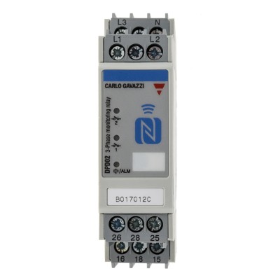 Carlo Gavazzi 3 Phase SPDT Monitoring Relay with DIN Rail Mount, 315V AC, Model DPD02DM44