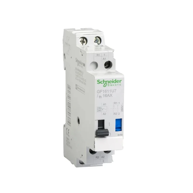 Schneider Electric DIN Rail Power Relay, 230V AC Coil Voltage, 16A Switching Current, SPDT, TeSyS GC/GY Series GF1611U7