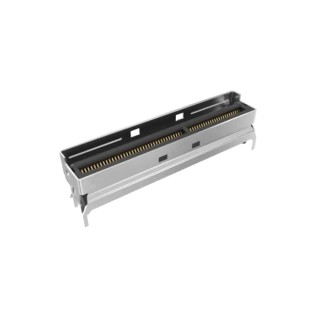Amphenol Communications Solutions Mini Cool Edge IO Series Vertical Edge Connector, Panel Mount, 74 Contacts G97V24332HR