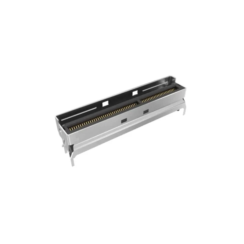 Amphenol Communications Solutions Mini Cool Edge IO Series Vertical Edge Connector, Panel Mount, 74 Contacts G97V24332HR