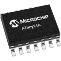 Microchip 8 bit AVR ATTINY24A Microcontroller 20 MHz, 2kB FLASH, 14-Pin SOIC ATTINY24A-SSUR
