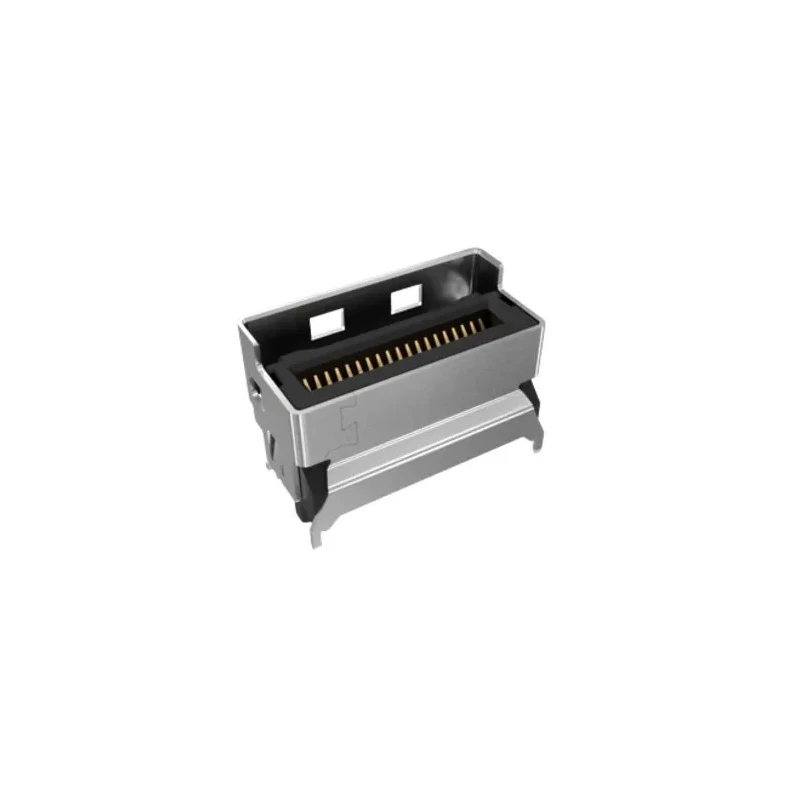 Amphenol Communications Solutions Mini Cool Edge IO Series Vertical Edge Connector Panel 74 Contacts 0.6 mm Pitch G97V24312HR