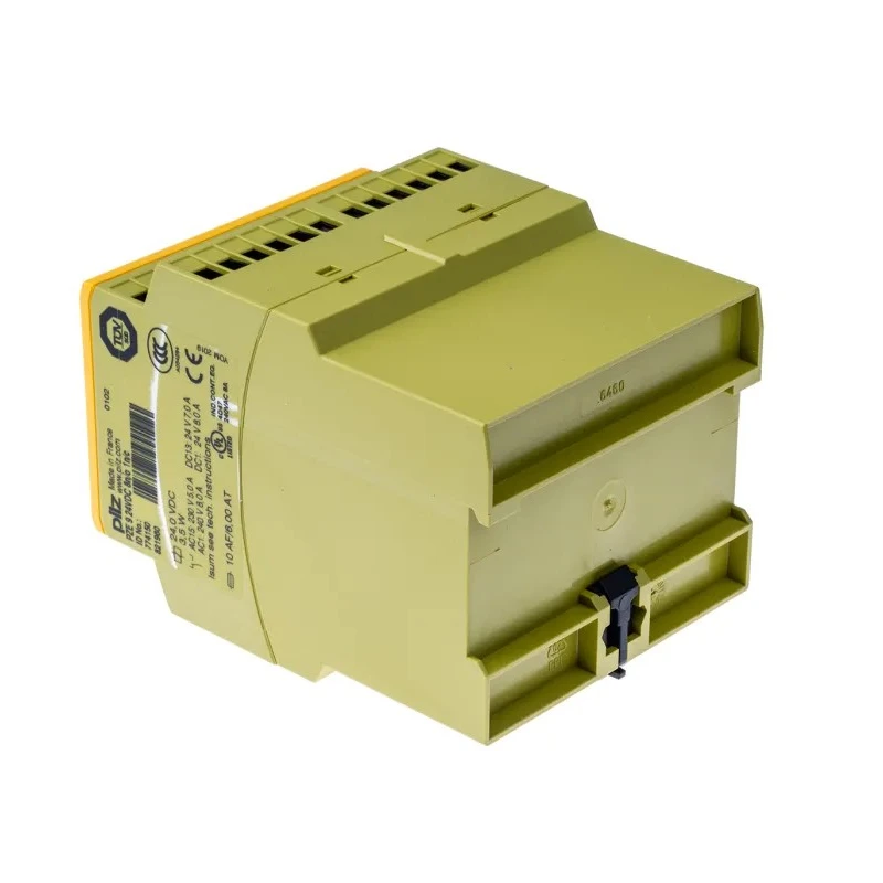 Pilz PZE 9 24V DC Safety Relay with 8 Safety Contacts and 1 Auxiliary Contact 774150