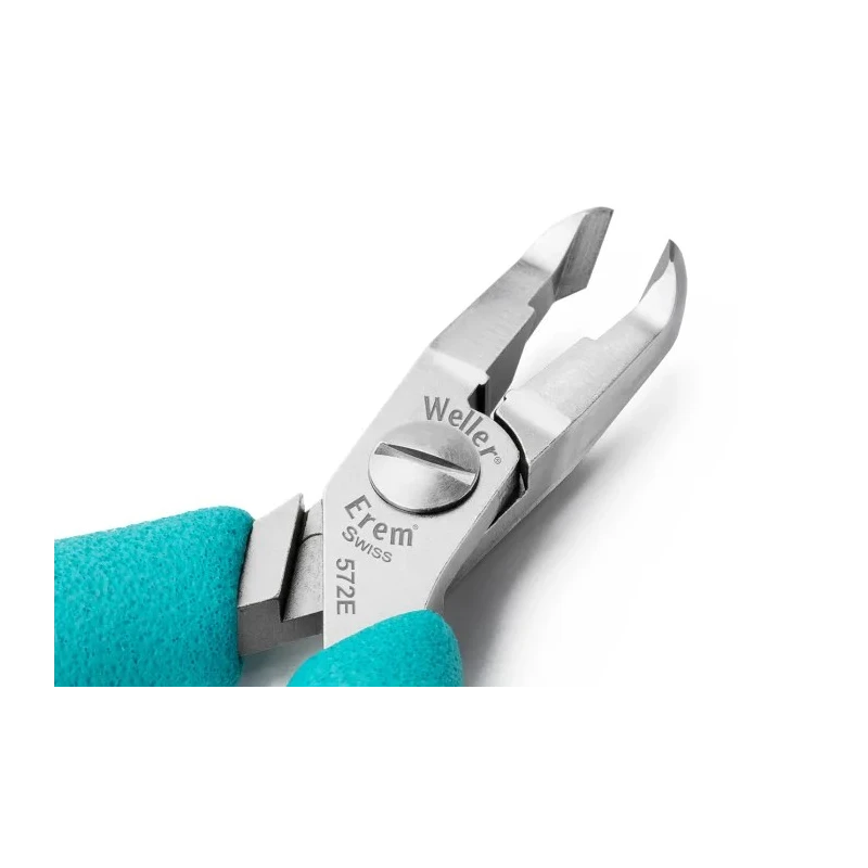 Weller Erem Cable Cutter Flush Cutting Action Narrow Head 11mm Jaw Width 1.3mm Max Cutting Capacity 115mm Overall Length 572E