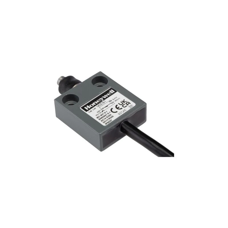 Honeywell 14CE Series Plunger Limit Switch, SPDT Contact, IP65-IP68 Rated, Die Cast Zinc Housing, 250V AC, 5A 14CE18-1