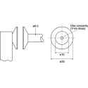 RS PRO Special Micrometre 0-25 mm Measurement, 0.01 mm Resolution, ±0.01 mm Accuracy 248-9196