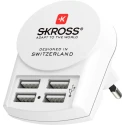 SKROSS 4 Output USB Type A AC-DC Converter Power Supplies AC/DC Adapter Type C 24W 5V DC Output 4.8A SKR-0090