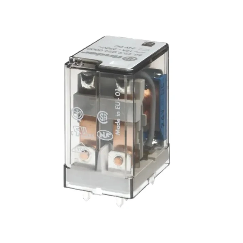 Finder Power Relay DPDT, 24V dc Coil, 12A Switching Current, PCB Mount, Silver Alloy Contacts 56.42.9.024.0000