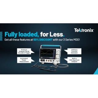 Tektronix MDO34 Series 500 MHz Bench Mixed Domain Oscilloscope 20 Channels MDO34 3-BW-500 + 3-AFG + 3-BND + 3-MSO