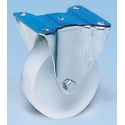 Guitel Hervieu Fixed Castor, 50 kg Load Capacity, 50 mm Polypropylene Wheel, Pressed Steel Frame, Bright Zinc Plated 5080105