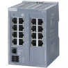 Siemens Managed Ethernet Switch Rack Mount 16 RJ-45 Ports 80x117x109mm 6GK5216-0BA00-2AB2