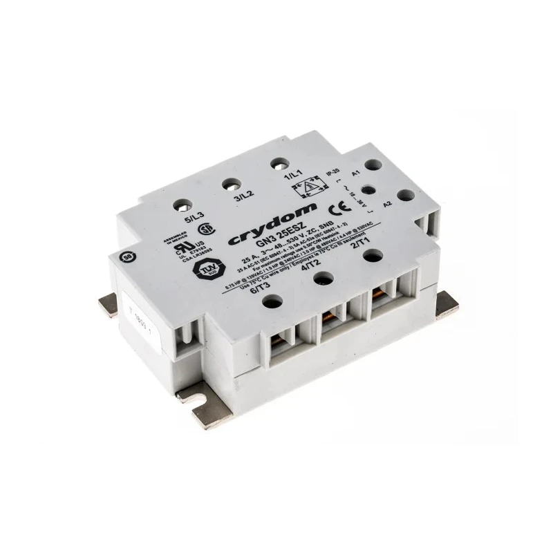 Crydom GN3 Series Solid State Relay Panel Mount 25A Load 600V AC Load 36V AC Control GN325ESZ