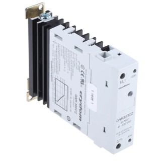 Crydom Solid State Relay 30A Load, DIN Rail Mount, 600V AC Load, 32V DC Control GNR30DCZ