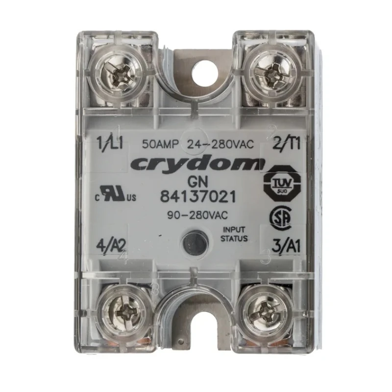 Crydom GN Series Solid State Relay, 50 A Load, Panel Mount, 280V AC Load, 280V AC Control 84137021