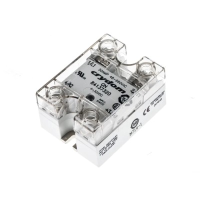 Crydom GN Series Solid State Relay, 50 A Load, Panel Mount, 660 V AC Load, 32 V DC Control 84137320