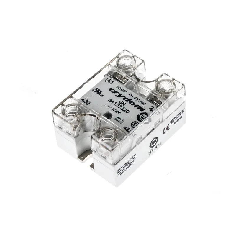 Crydom GN Series Solid State Relay, 50 A Load, Panel Mount, 660 V AC Load, 32 V DC Control 84137320