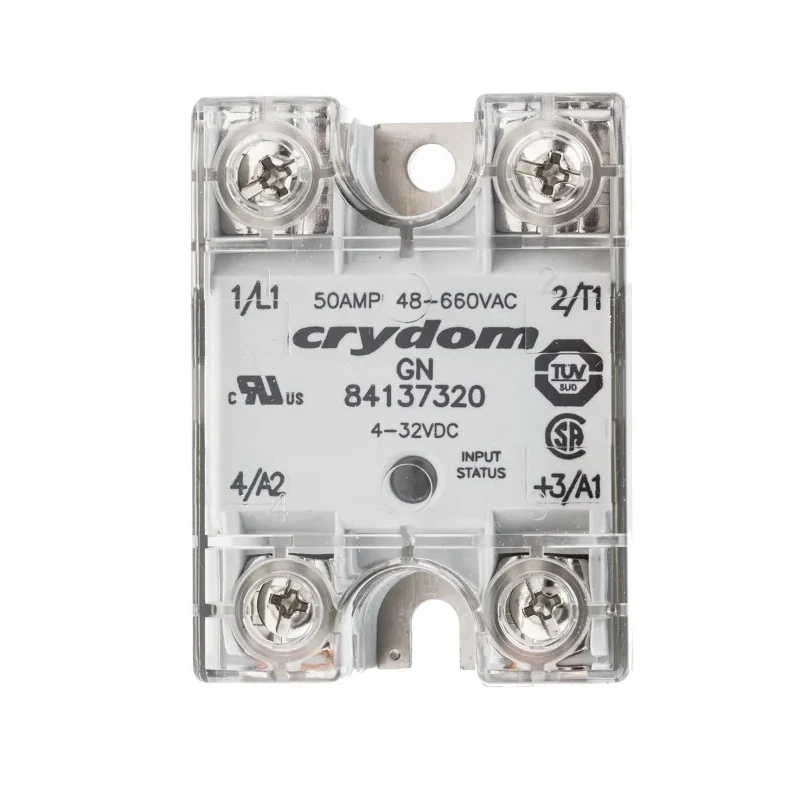 Crydom GN Series Solid State Relay, 50 A Load, Panel Mount, 660 V AC Load, 32 V DC Control 84137320