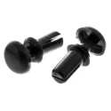 Essentra Nylon Snap Rivet 2.6 mm Diameter, 6.1 mm Length, Nylon Body, RoHS Certified 255-9942