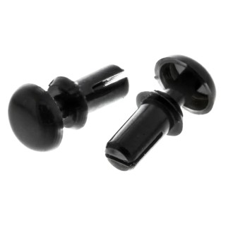 Essentra Nylon Snap Rivet 2.6 mm Diameter, 6.1 mm Length, Nylon Body, RoHS Certified 255-9942