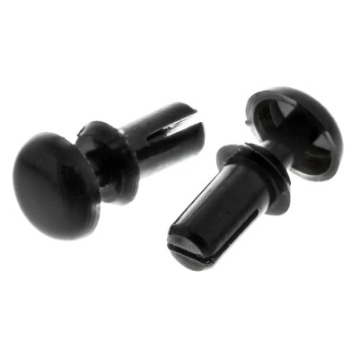 Essentra Nylon Snap Rivet 2.6 mm Diameter, 6.1 mm Length, Nylon Body, RoHS Certified 255-9942