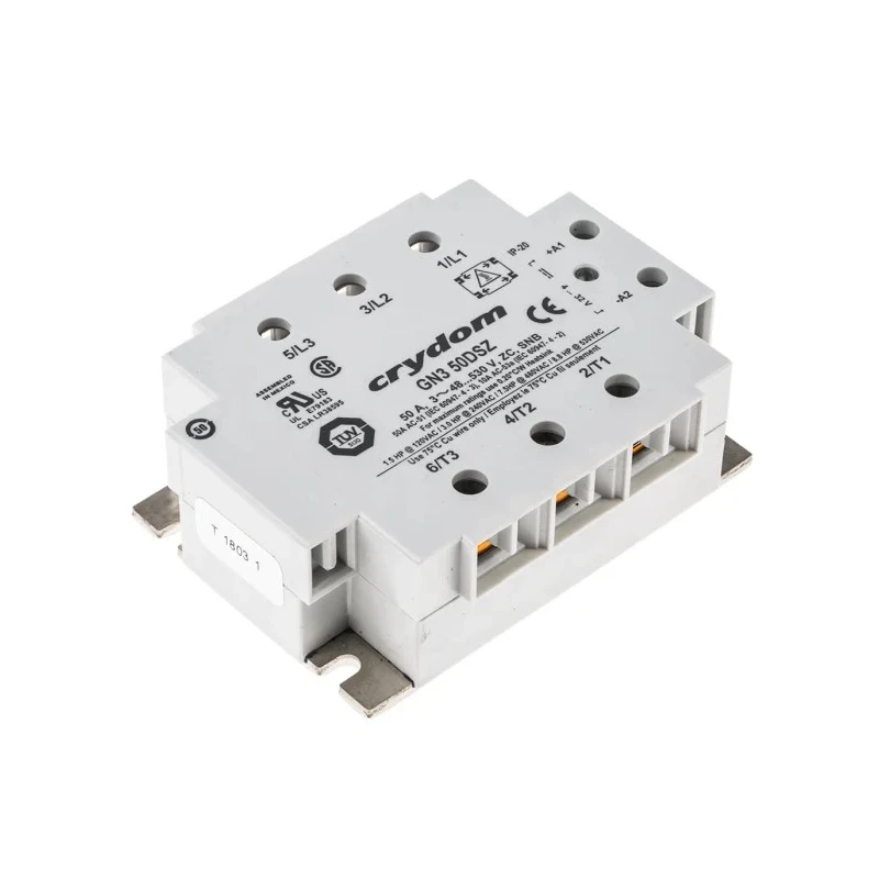 Crydom GN3 Series Solid State Relay, 50 A Load, Panel Mount, 600 V AC Load, 32 V DC Control GN350DSZ