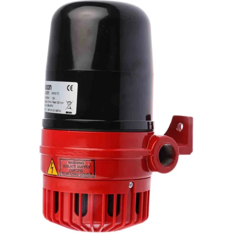 Klaxon High Output Weatherproof Industrial Siren 110V AC 120 dB IP65 SLA-0001