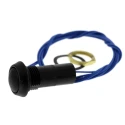 ITW Switches 59 Series Miniature Momentary Push Button Switch, Panel Mount, 13.6 mm Cutout, SPST, Black LED, IP67 59-531