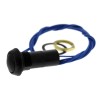 ITW Switches 59 Series Miniature Momentary Push Button Switch, Panel Mount, 13.6 mm Cutout, SPST, Black LED, IP67 59-531