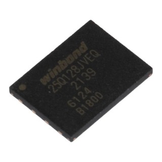 Winbond NOR 128 MB SPI Flash Memory 8-Pin WSON W25Q128JVEIQ/TUBE