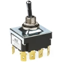TE Connectivity Toggle Switch, Panel Mount, On-Off, 4PST, Tab Terminal, 30 V dc, 250 V ac A4TK15W04