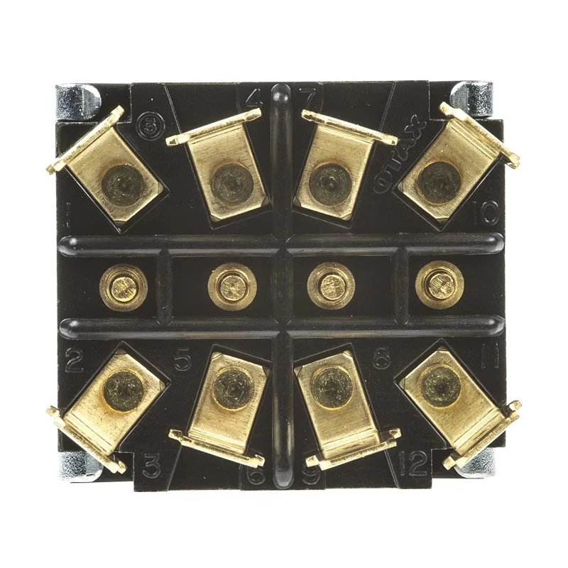 TE Connectivity Toggle Switch, Panel Mount, On-Off, 4PST, Tab Terminal, 30 V dc, 250 V ac A4TK15W04