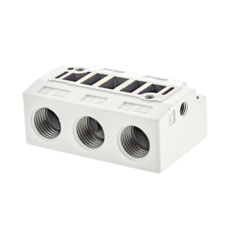 SMC Hydraulic Subplate with G Connection Thread Standard 1/4 in SY5000-27-1F-Q