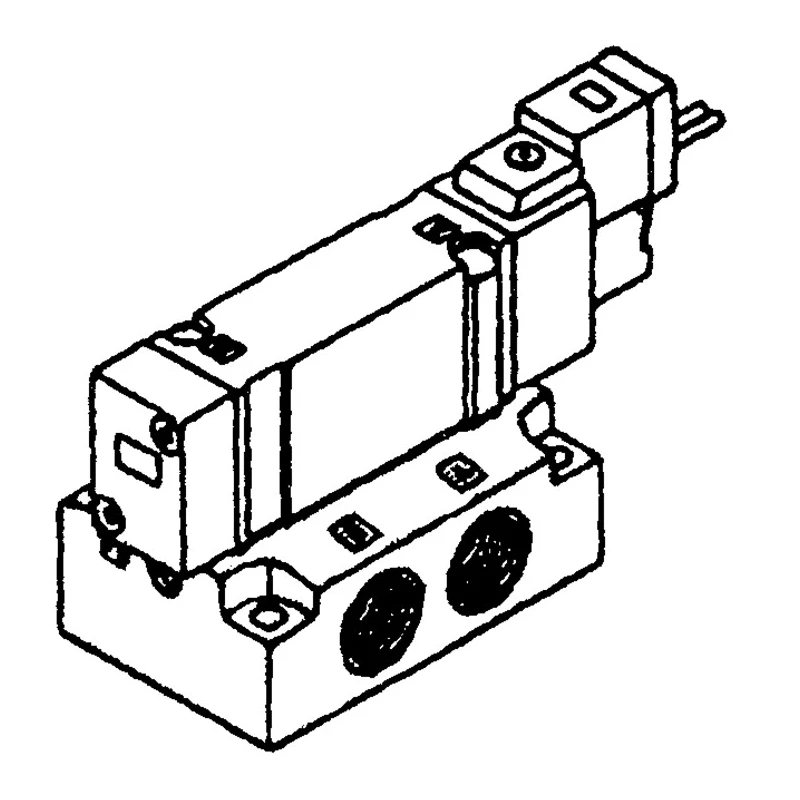 SMC Hydraulic Subplate with G Connection Thread Standard 1/4 in SY5000-27-1F-Q