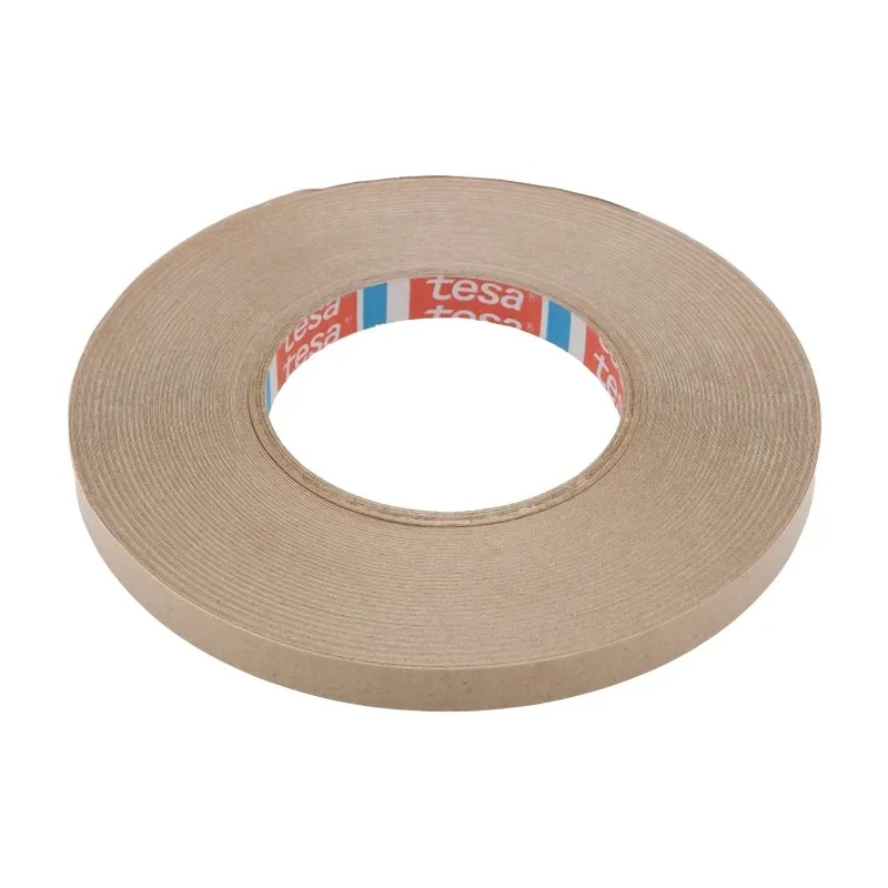 Tesa White Double Sided Plastic Tape with Polyvinyl Chloride Backing, 12mm Width, 50m Length, 13.6N/cm 04970-00148-00