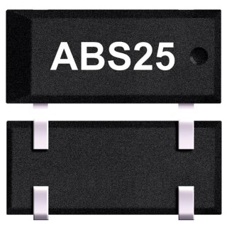 Abracon 32.768 kHz Crystal Unit ±10 ppm Load Capacitance 6pF Surface Mount 4-Pin 2.5 mm Height 8 mm ABS25-32.768KHZ-6-1-T