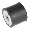 RS PRO M8 Anti-Vibration Mount Female Buffer Foot with 60.5 kg Compression Load, 30 mm OD, 25 mm Height 171-2626